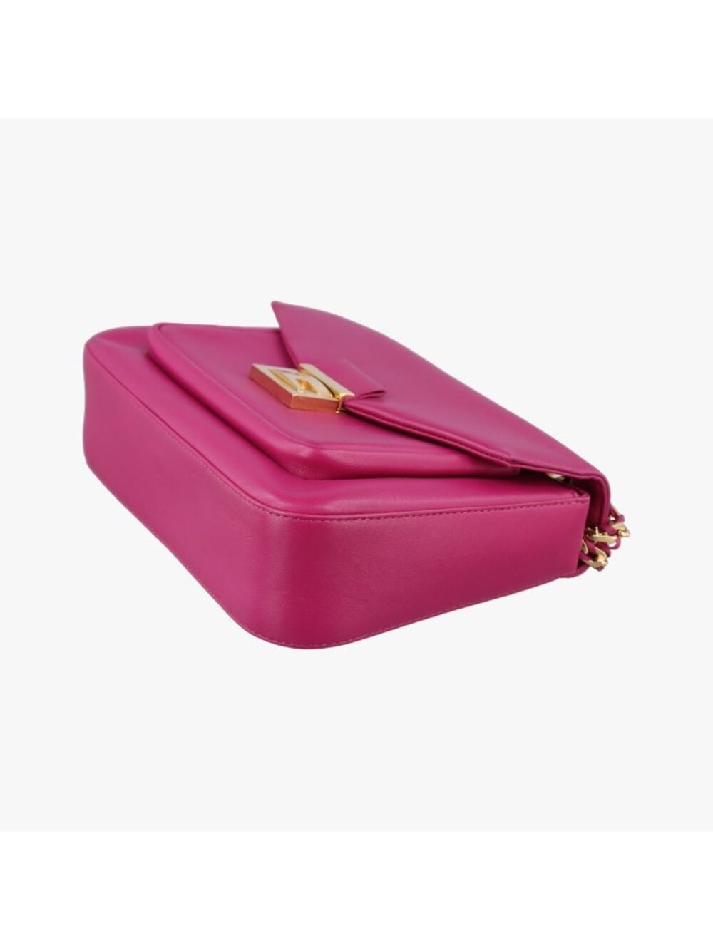 Fendi Be Baguette Rose Red Leather Shoulder - Picture 4 of 15